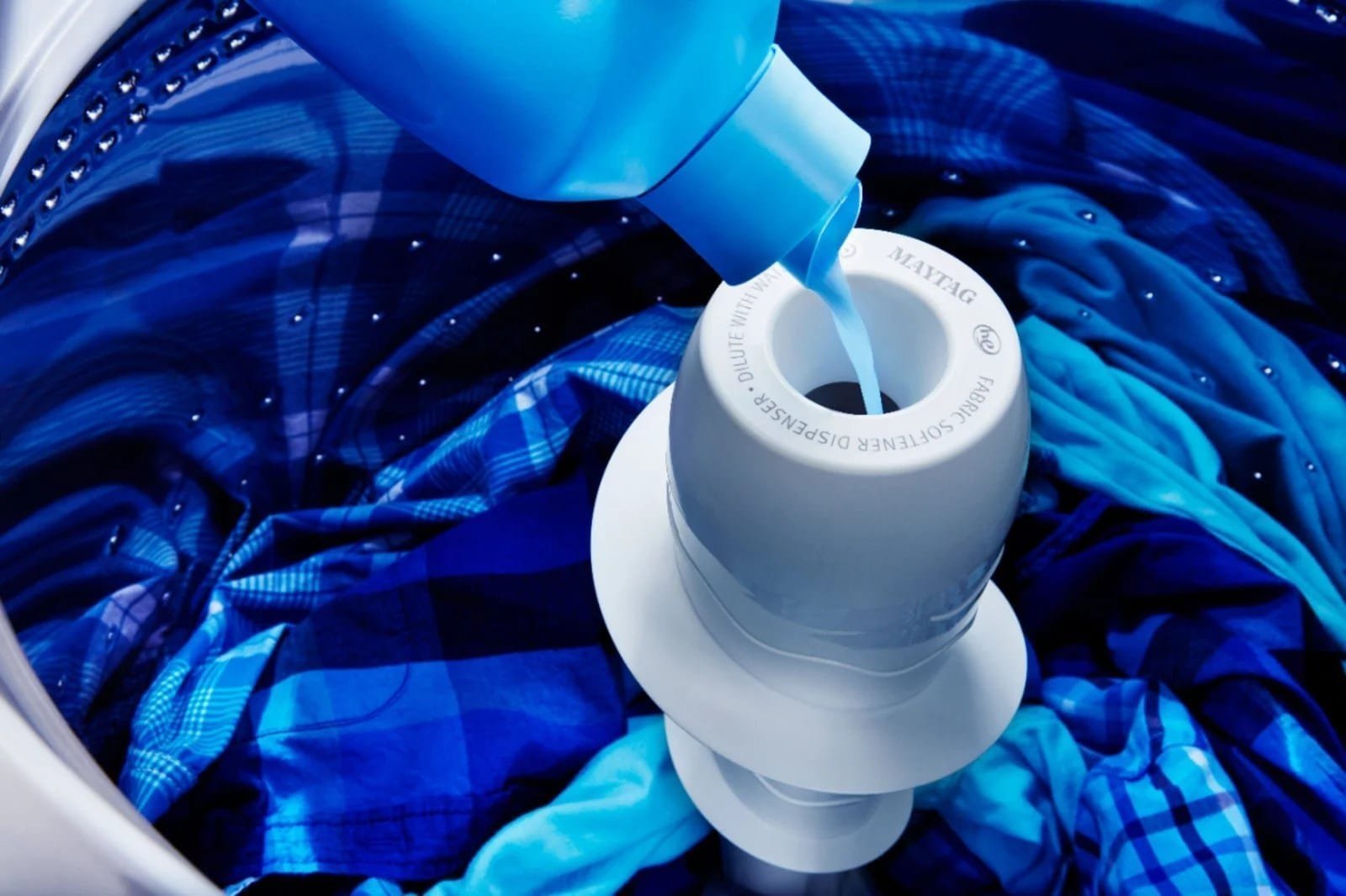 Maytag 3.8 Cu. Ft. High Efficiency Top Load Washer with PowerWash Agitator – White - Image 10