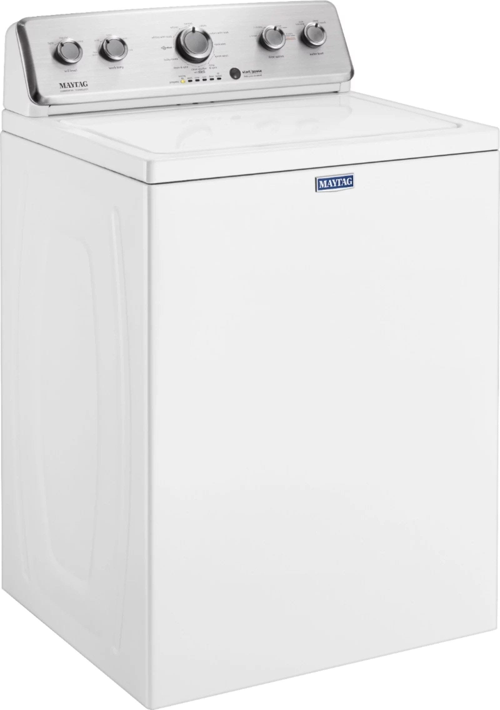 Maytag 3.8 Cu. Ft. High Efficiency Top Load Washer with PowerWash Agitator – White - Image 15