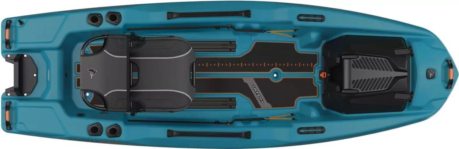 Pelican Catch Pwr 100 Single-Person Fishing Boat – Turquoise Blue - Image 3