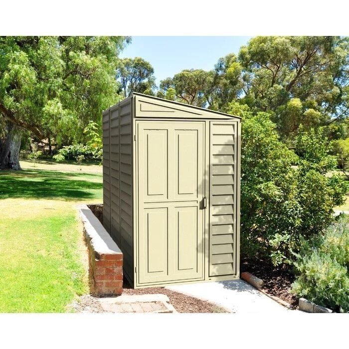 SideMate 4 ft. W x 8 ft. D Plastic Lean-To Storage Shed Installation Included - Image 3
