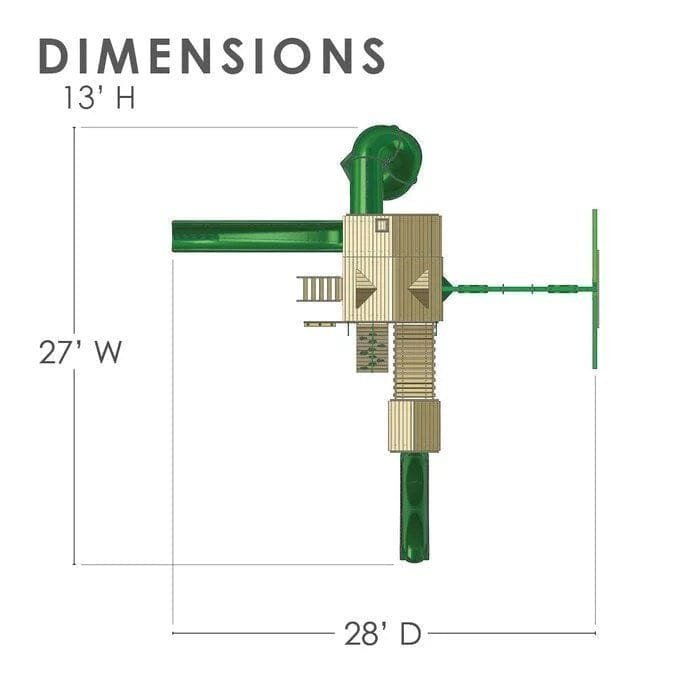 Treasure Trove II Swing Set - Image 9