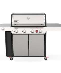 Weber – Genesis S-435 Propane Gas Grill – Stainless Steel (4 burners)