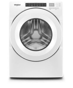 Whirlpool – 4.3 Cu. Ft. High Efficiency Stackable Front Load Washer with 35 Cycle Options – White