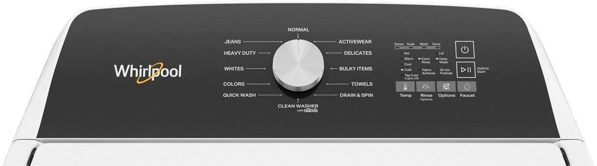 Whirlpool 4.5 Cu. Ft. High-Efficiency Top Load Washer with Built-In Faucet – White - Image 8