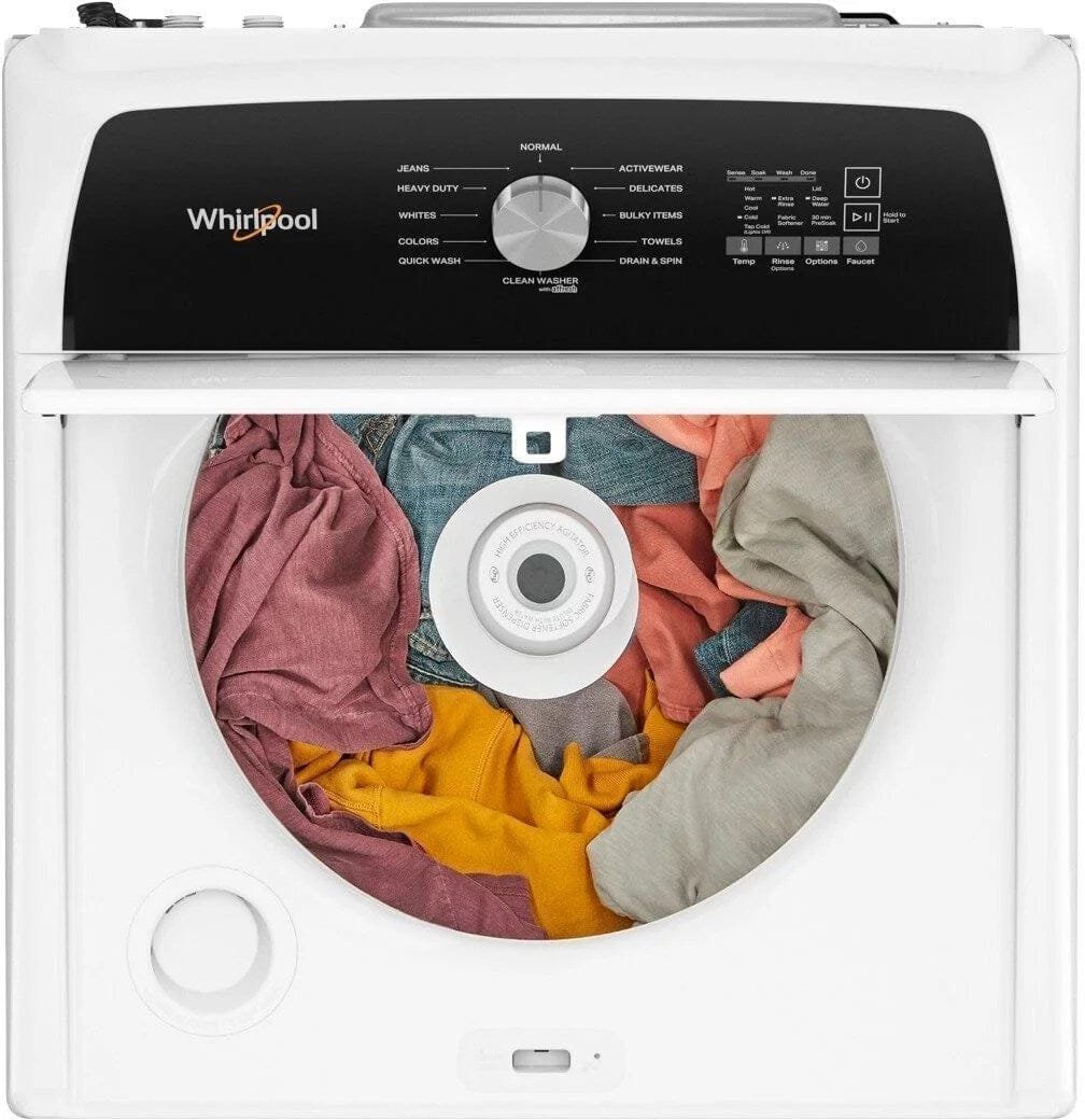 Whirlpool 4.5 Cu. Ft. High-Efficiency Top Load Washer with Built-In Faucet – White - Image 11