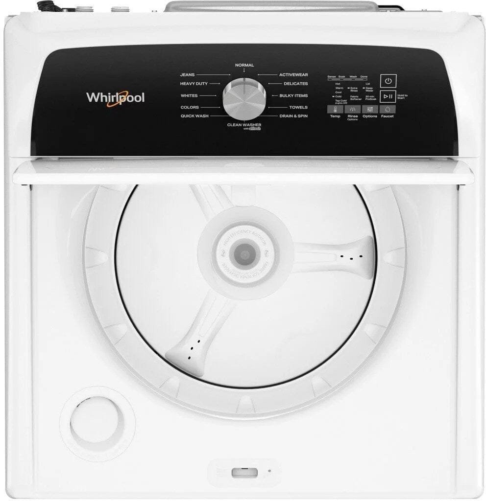Whirlpool 4.5 Cu. Ft. High-Efficiency Top Load Washer with Built-In Faucet – White - Image 12