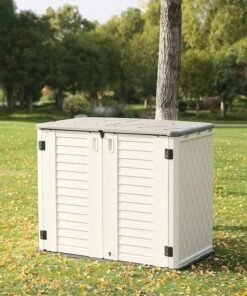 4 ft. W x 2 ft. D Plastic Horizontal Garage Shed