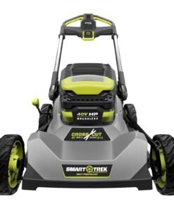 40V HP Brushless 21″ Cordless Battery Self-Propelled Lawn Mower with Dual Blades