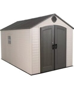 8 ft. W x 12.5 ft. D Plastic Storage Shed