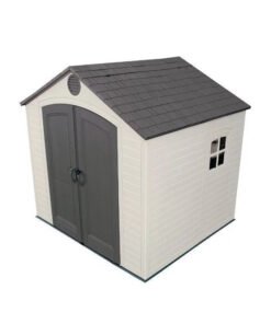 8 ft. W x 7 ft. 4 in. D Plastic Storage Shed