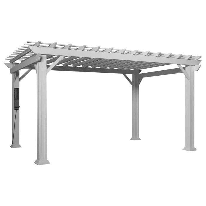Backyard Discovery 14 ft. x 10 ft. Steel Traditional Pergola - Image 9