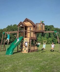 Backyard Discovery Skyfort II Cedar Swing Set/PlaySet