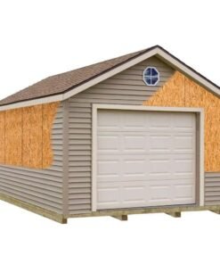 Best barns Greenbriar 12’x16′ Wood Garage Barn Kit-Installation Included