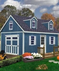 Best barns Hampton 12×24 Wood Storage Shed Kit Installation Included