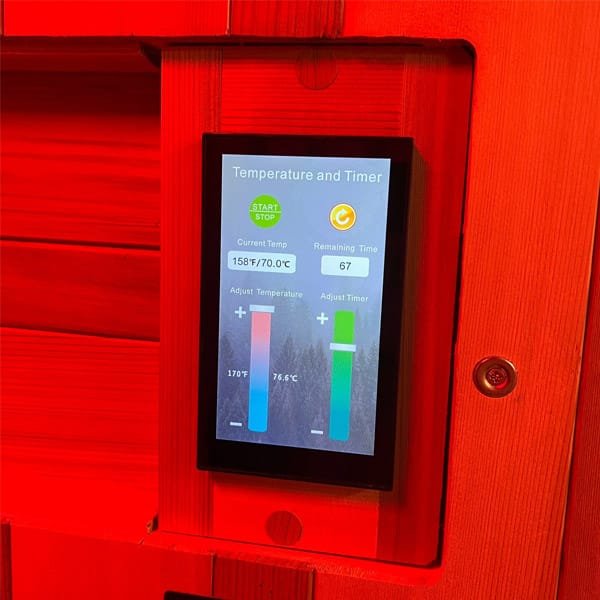 Finnmark FD-4 Trinity 2-Person Infrared & Steam Sauna with Red Light and Traditional Heat - Image 16