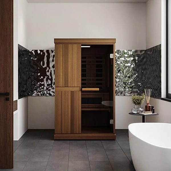 Finnmark FD-4 Trinity 2-Person Infrared & Steam Sauna with Red Light and Traditional Heat - Image 14