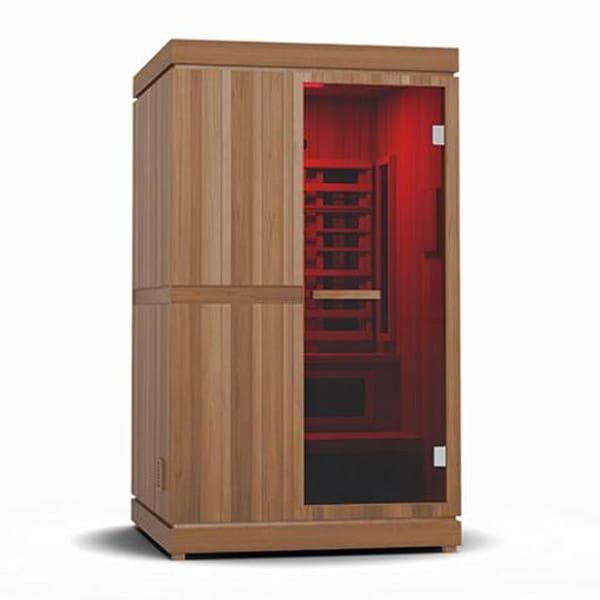 Finnmark FD-4 Trinity 2-Person Infrared & Steam Sauna with Red Light and Traditional Heat - Image 2