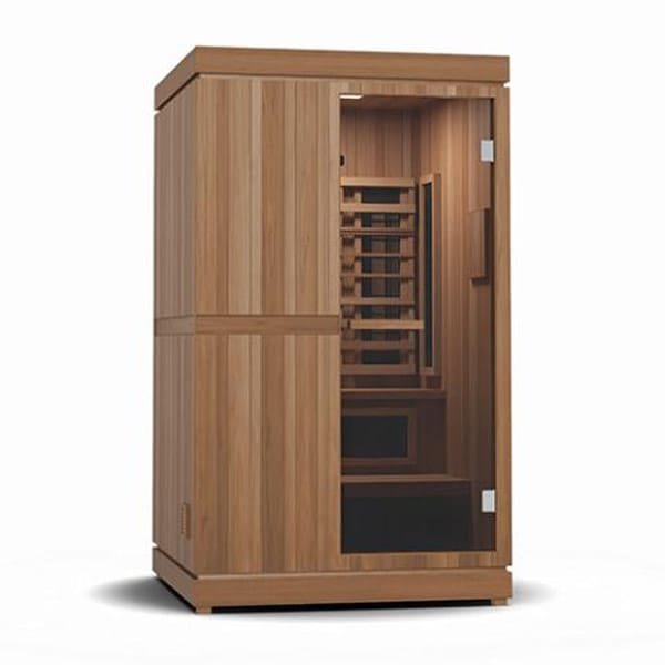 Finnmark FD-4 Trinity 2-Person Infrared & Steam Sauna with Red Light and Traditional Heat