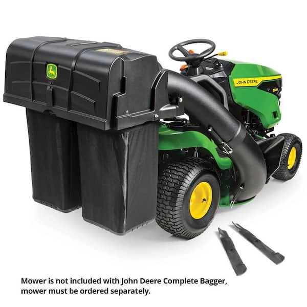 John Deere 42-inch Twin Bagger for 100 Series Tractors – Fast, Easy Attachment