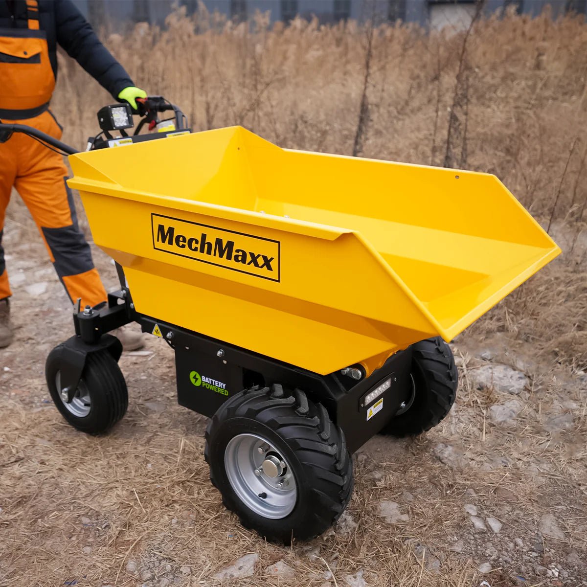 MechMaxx 1100 lb Electric Mini Dumper, 48V 1000W Brushless Motor – Model E50 - Image 3
