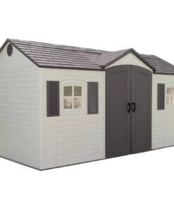 Lifetime 15 ft. x 8 ft. Resin Outdoor Garden Shed